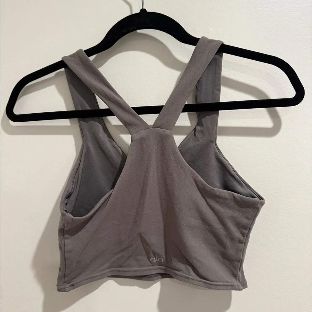 ALO Yoga Women's Grey Sports Bra